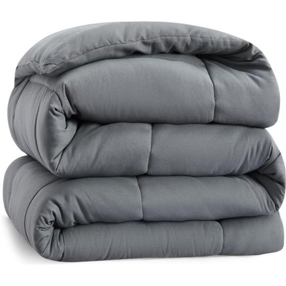 Queen Bed Comforter Quilted Down Alternative for Queen Bed, 300GSM - Picture 1 of 7